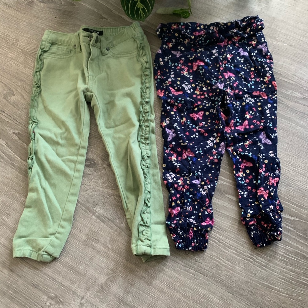 Lot of 2 girls Toddler Pants